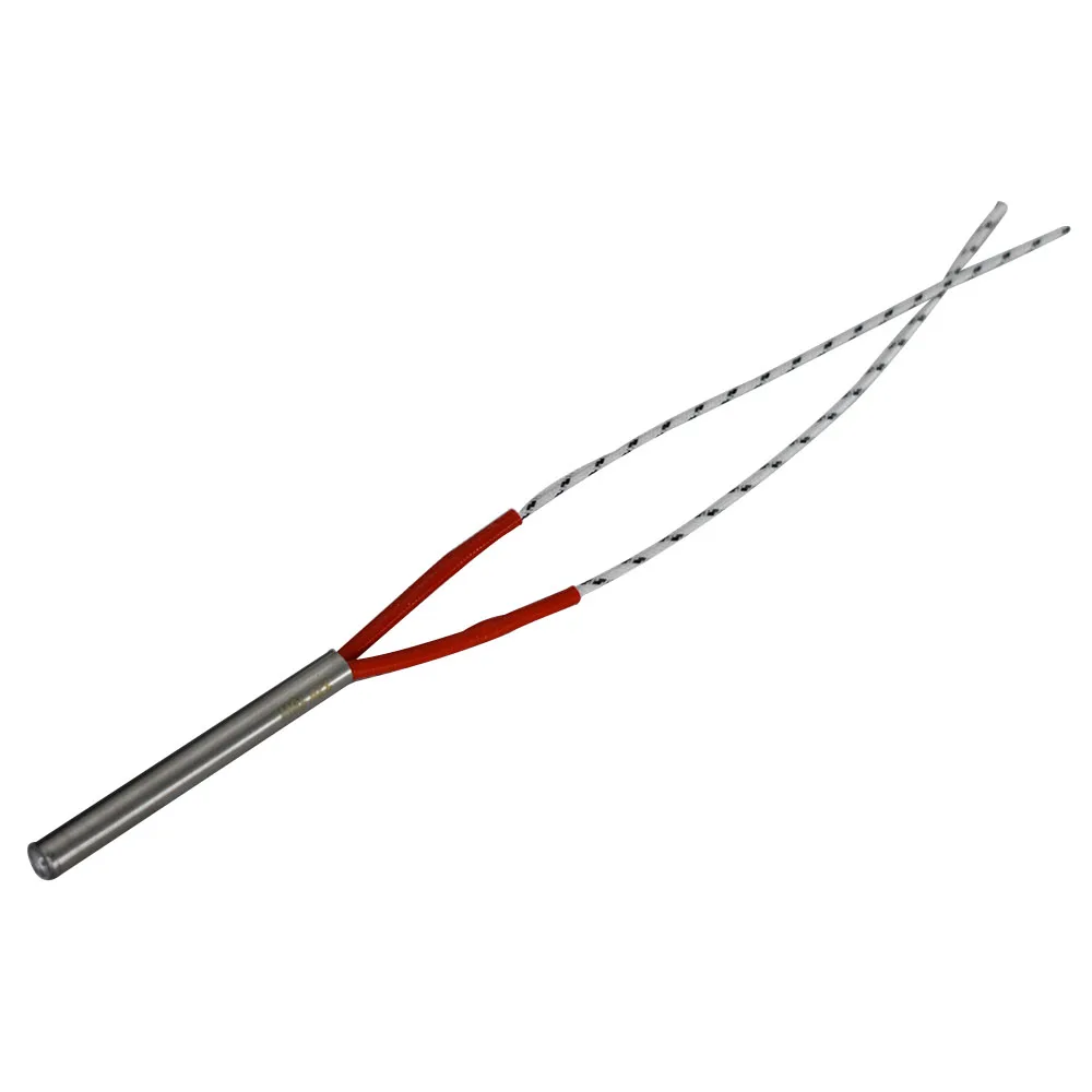 5pcs 12mm Dia. Stainless Steel Tube Cartridge Heater 12x50mm 12x80mm 12x100mm 110V/220V/380V Heating Element Heater