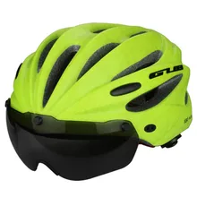 GUB Top Magnetic Goggles Sport Helmet Ultralight Bicycle Cycling Helmet With Lens & Sunvisor Casco Ciclismo 56-62 CM Bike Helmet