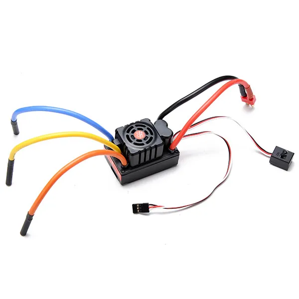 FVT 2-6S LiPo батарея 120A водонепроницаемый бесщеточный автомобиль ESC для 1/8 1/10 RC модель