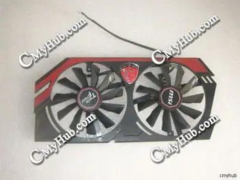 

Genuine For MSI GTX780 R9-280X/270X/260X/R7850 GTX770/760 PLD10010S12HH DC12V 0.40A 4Pin Graphics Card Cooling Fan