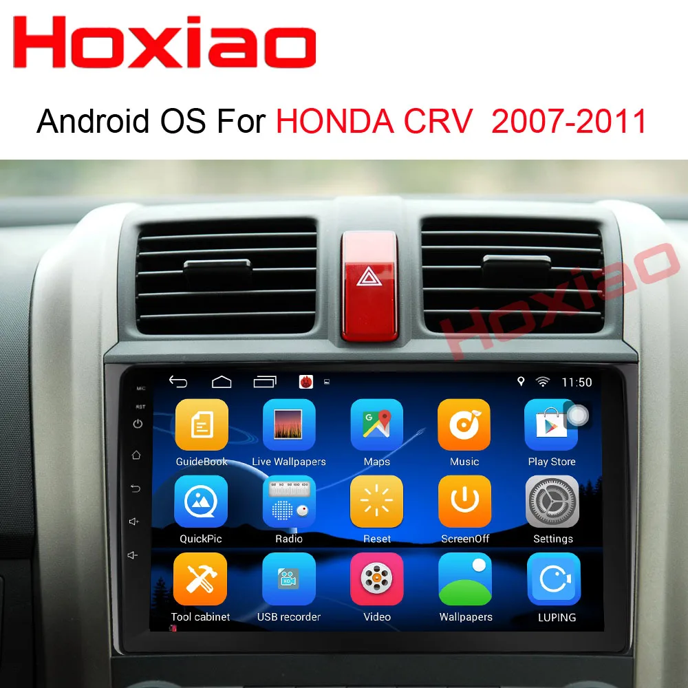 Flash Deal 2+32 Android Car dvd Video player For Honda CRV 2006-2011 Octa Core 9 inch 2 Din Car DVD Radio GPS Navigation 1