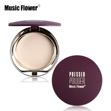 Music Flower минеральная прессованная пудра с минералами, настройка Порошковая Косметика палитры длительный масло Управление косметика для контурирования