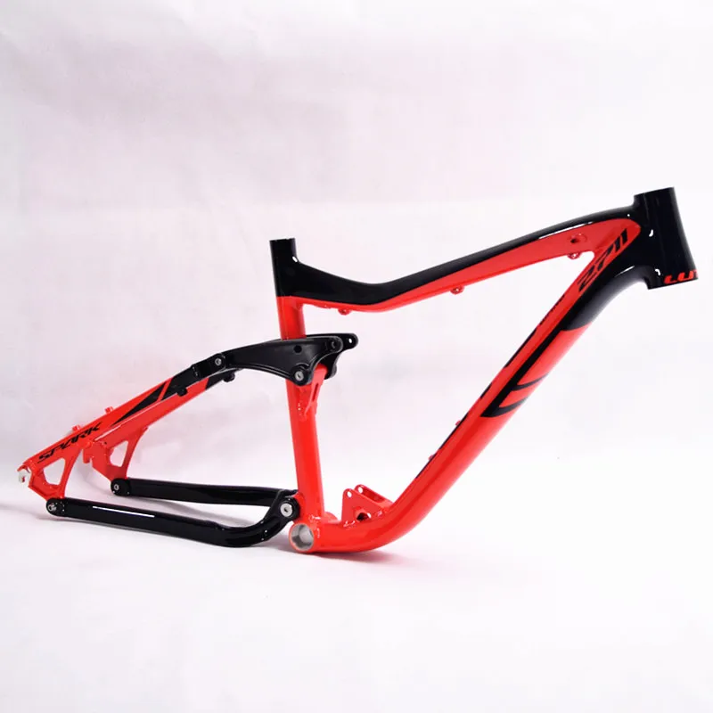 Sale LUTU Full Suspension Aluminium frame Alloy MTB Mountain DH Cycling Bicycle Frame 26/27.5er*17inch  Downhill Bicycle Part 1