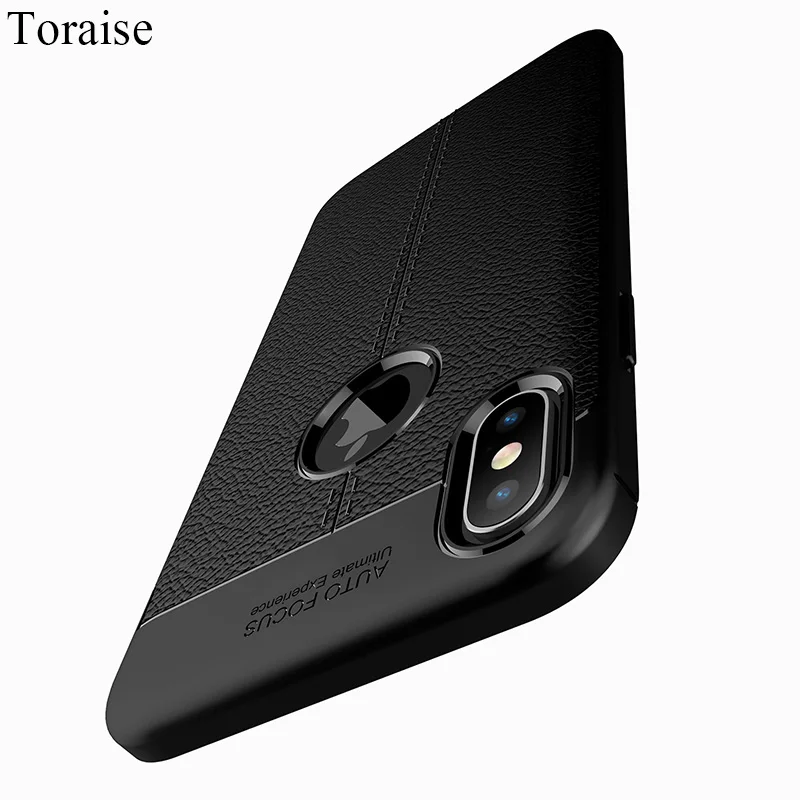 Toraise TPU чехол для iPhone XS Чехлы Личи шаблон мягкий силиконовый MAX телефона XR X capa |