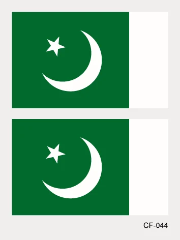 Азия флеш тату «флаги» наклейка Корея Индия Индонезия Саудовская Аравия Таиланд Сингапур Пакистан Малайзия Флаг временная татуировка - Цвет: CF-044