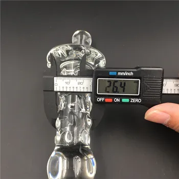 Rotation Pyrex glass crystal dildo Sex toy Adult products for women penis Anal butt plug men female male masturbation 6