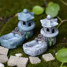 Пруд башня фигурки реалистичные Ремесла Сад миниатюрный красивый декор Ландшафтные микро игрушки