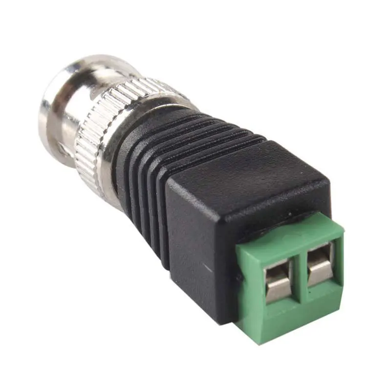 5PCS BNC Male Plug to CAT5 CCTV Camera Video Adapter Coaxial Balun TV