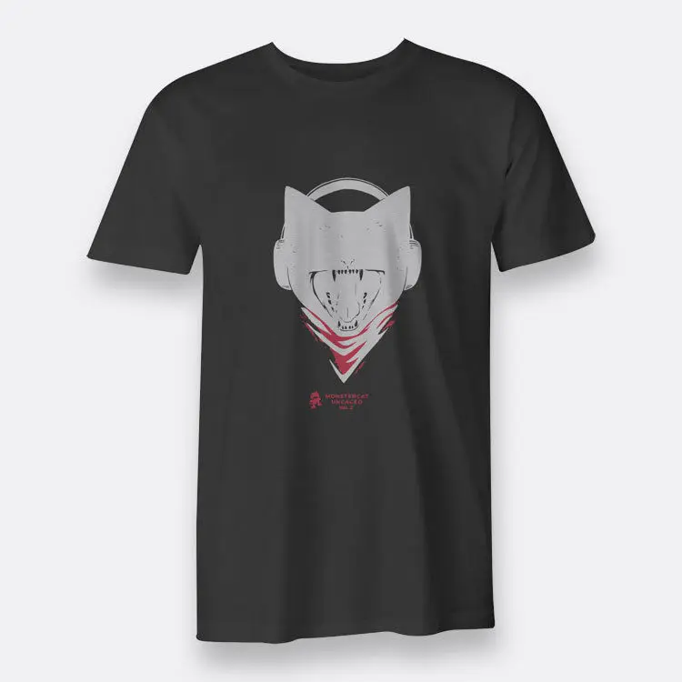 Uncaged Vol. 2 Monstercat Для мужчин черный забавные Костюмы Повседневное короткие футболки