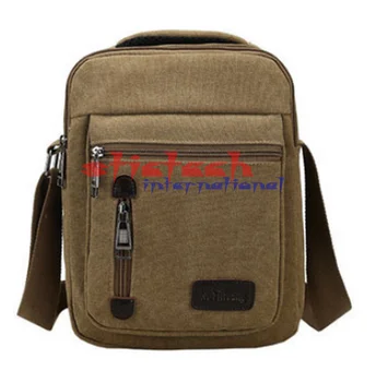 

by dhl or ems 50pcs Men Canvas Messenger Shoulder Bags Multi-function Crossbody Mini Handbags