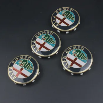 

20pcs Gold car emblem Wheel Center Hub Cap Wheel Badge covers for ALFA ROMEO Mito 147 156 159 166 Giulietta Mito Spider Stelvio