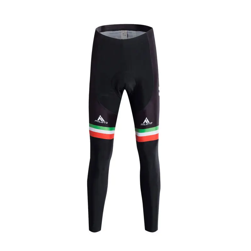 Italy Men's Cycling Long Pants Bike Long Tights GEL Padded Cycling