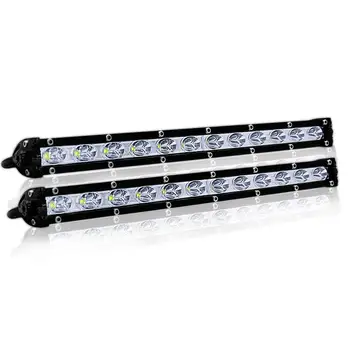 

Adeeing 13" 36W Single Row Off Road LED Light Ultra-slim Light Bar Driving / Work Lights for Trucks ATV Cars General r30