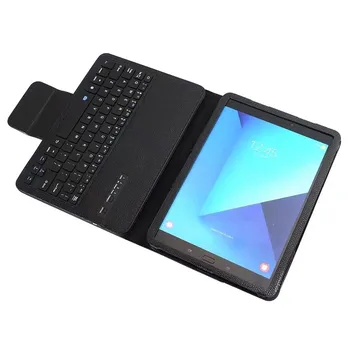 

Detachable Wireless Bluetooth Keyboard For Samsung Galaxy Tab S3 T820 9.7 Case Auto Sleep/Wake Cover+Wirelss Keyboard#25