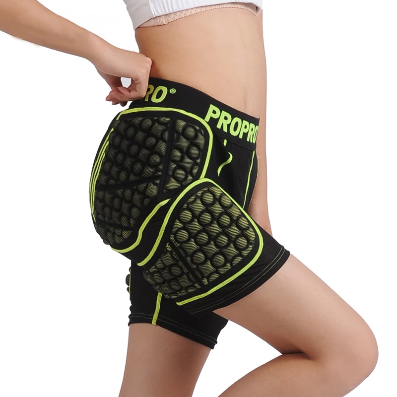 PROPRO Women Men Snowboard Shorts Armor Gear Hip Butt Support Ski MTB Cycling Hockey Skateboarding Protective Roller Short