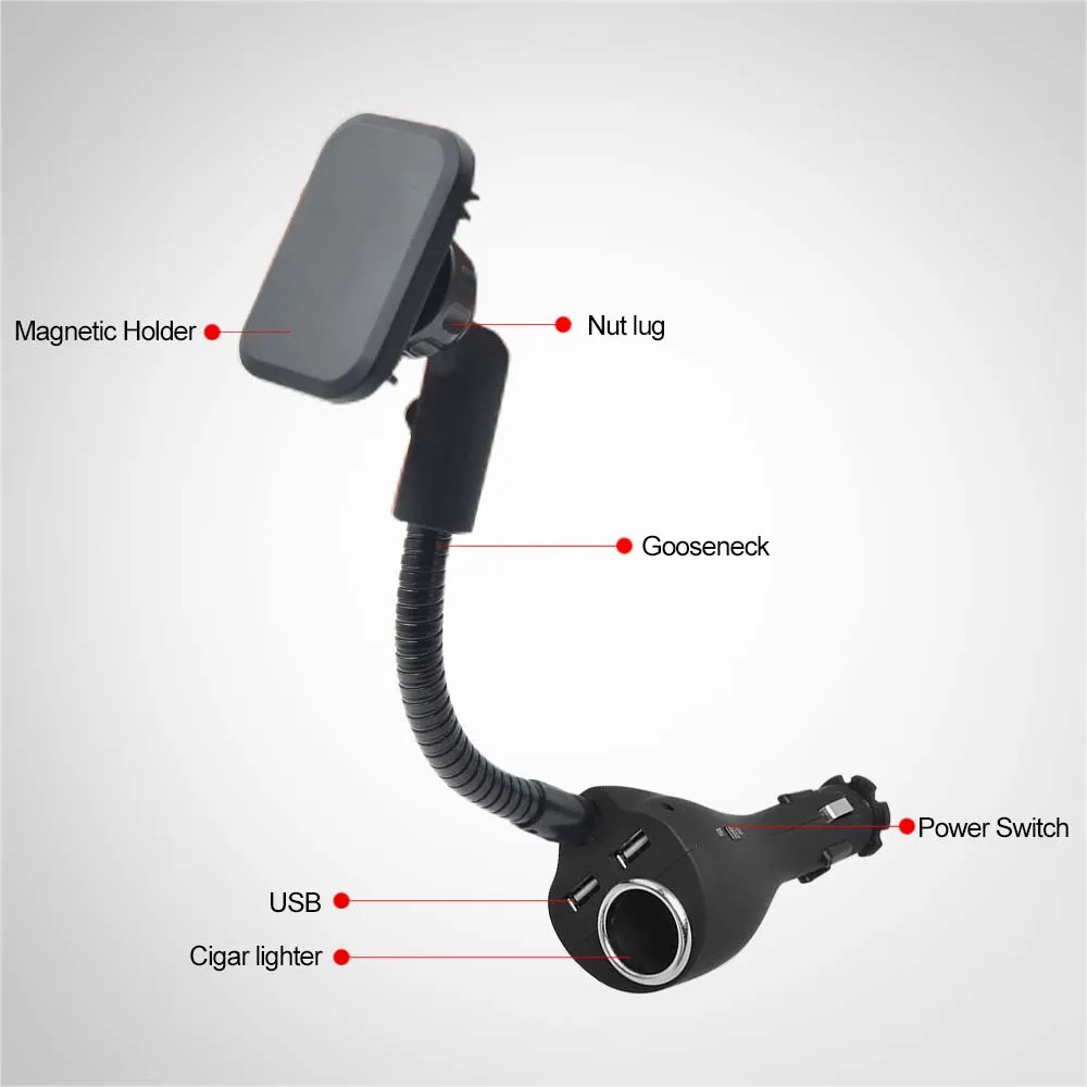 ProHT Universal Cigarette Lighter Phone Mount With, 59 OFF