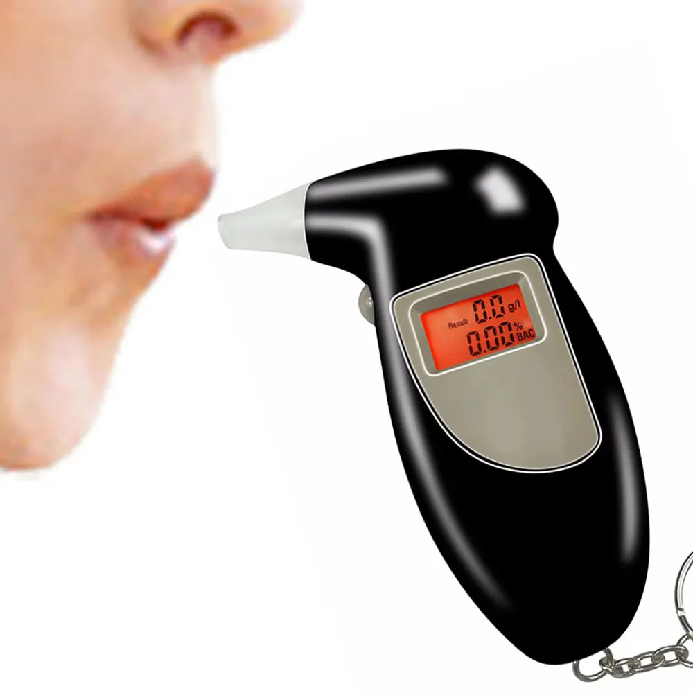 Professional Digital Breath Alcohol Tester LCD High Precision