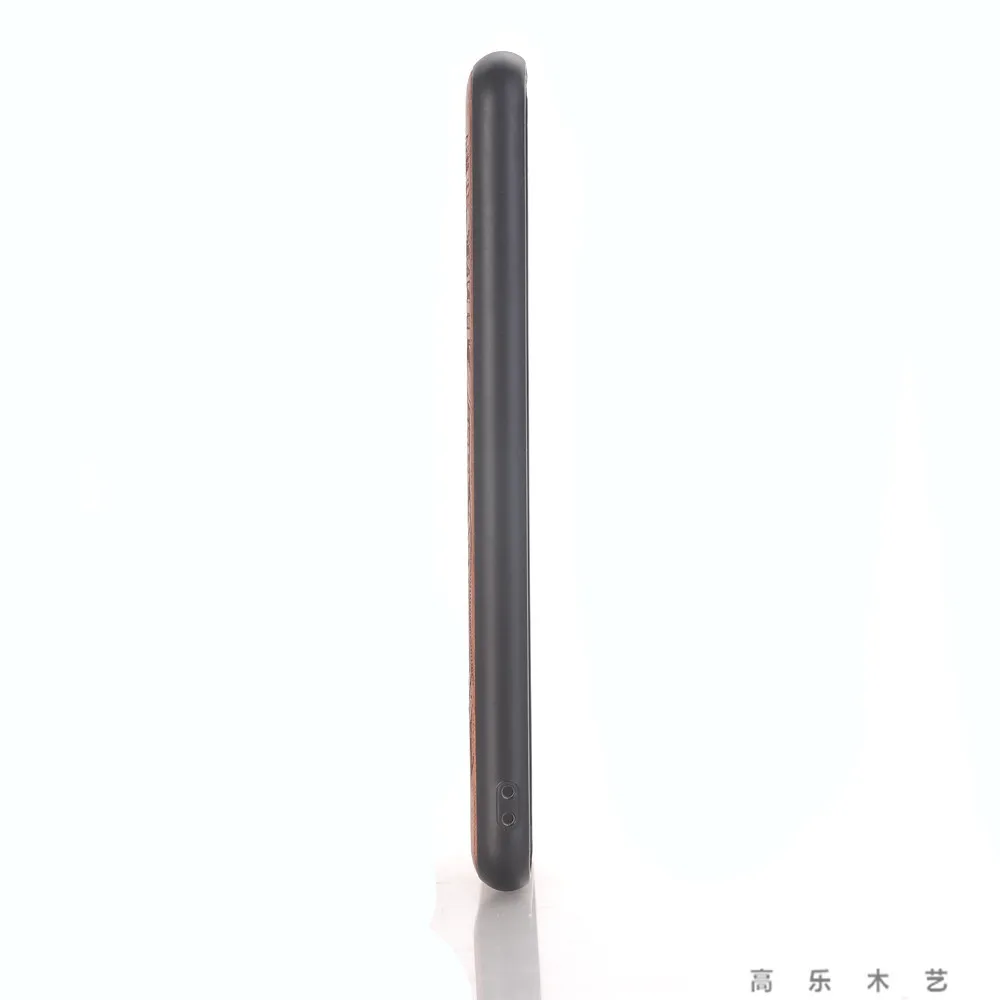 Деревянный чехол для huawei P20 Pro P20 Lite Lazer задняя мягкая накладка на край модный легкий и ультратонкий полузавернутый чехол