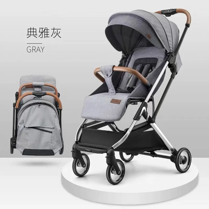 

Baby stroller can sit and fold folding ultra light small simple portable baby stroller child umbrella
