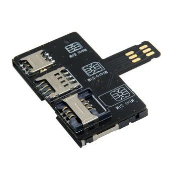 

Jimier SIM Activation Tools Card Converter to Smartcard IC Card Extension for Standard Micro SIM Card and Nano SIM Card Adapter
