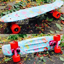 Free Shipping Children’s Scooter Mini Cruiser Peny Board Skateboards Printed 22″ Skateboard Complete Longboard Deck Skate Board