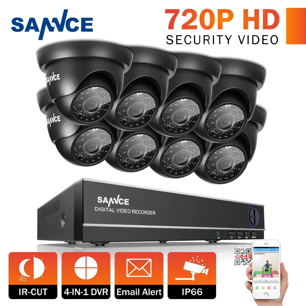 bilder für SANNCE 8CH 1080N DVR 1080 P NVR CCTV-System 8 stücke 720 P TVI Überwachungskameras IR Indoor Outdoor Videoüberwachung bilder für SANNCE 8CH 1080N DVR 1080 P NVR CCTV-System 8 stücke 720 P TVI Überwachungskameras IR Indoor Outdoor Videoüberwachung