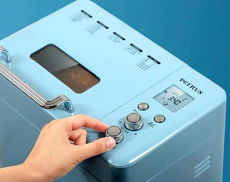 Китай petrus PE9709 хлебопечка 1000 г Бытовая нержавеющая сталь Автоматическая Лапша ферментер для теста йогурт духовка мороженое