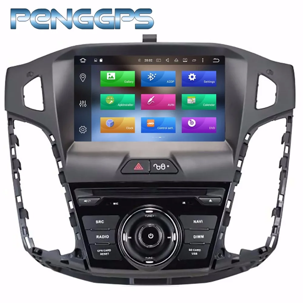 Автомагнитола 2 Din на Android 8 1 с DVD плеером для Ford Focus III 2012 2013 2014 GPS навигация