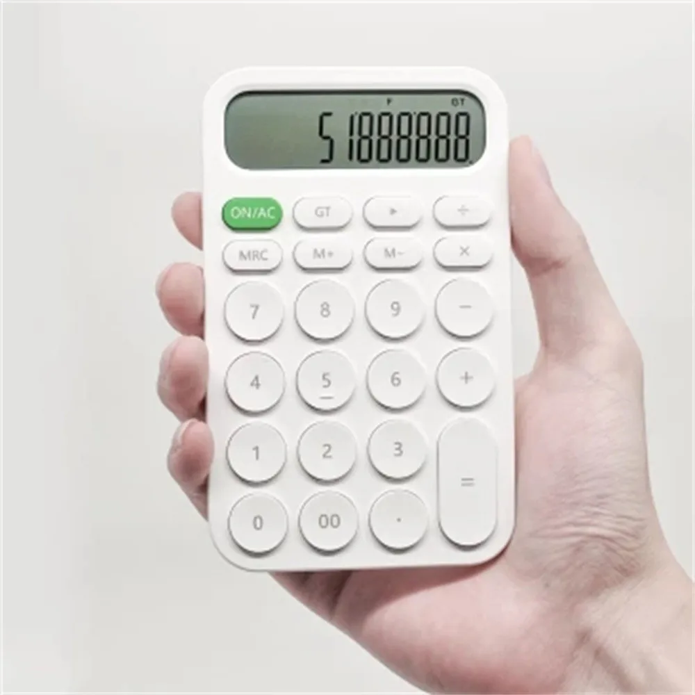 

Original Xiaomi Miwu 12-bit Electronic Calculator Simple Design LED Display Calculation Tool For Office Work Student Stationery