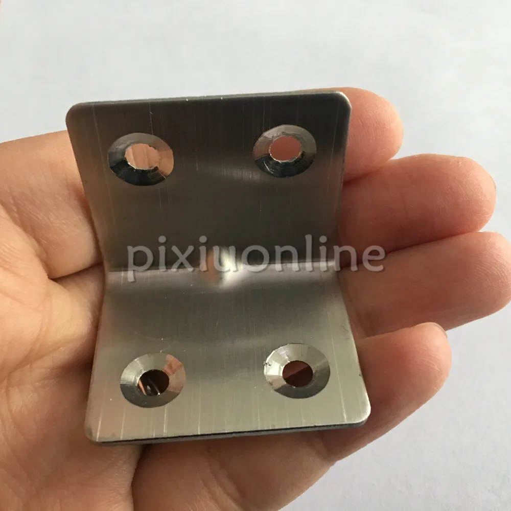 2pcs DS305b Stainless Steel 4holes 30*30*38mm Corner Brackets Connector