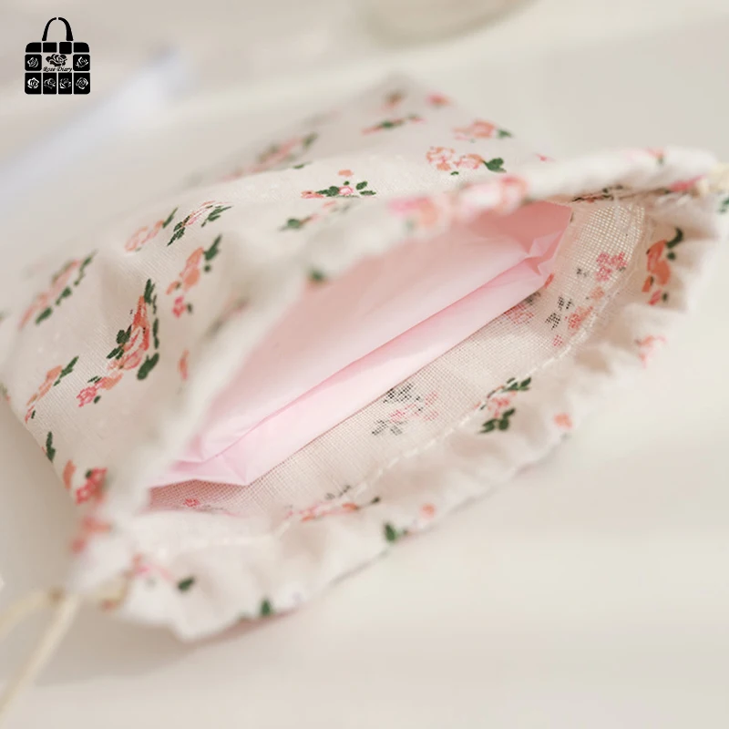Rose Diary Fashion Fresh Pouch Pocket Portable Travel Accessories Small Pouch Bag cotton linen Coin Wallet Organizers Bag Rose Diary Fashion Fresh Pouch Pocket Portable Travel Accessories Small Pouch Bag cotton linen Coin Wallet Organizers Bag