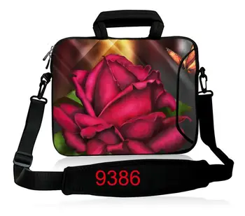 

Rose 10.6" 12" 13" 14" 15" 15.6" 17" 17.3" 13.3" Notebook Laptop Sleeve Handle Bag Carrying Case for HP Shoulder Bag