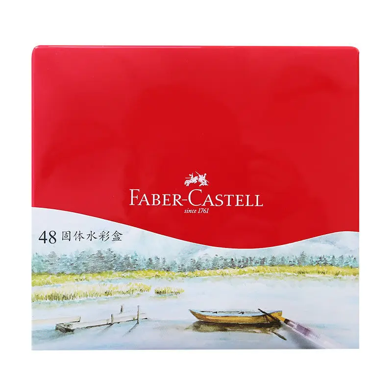 Faber-Castell 24/36/48 Цвета Твердые акварельные Краски профессиональный бокс wz Краски щетка Портативный для татуажа, пигмент для мануального татуажа Краски ing товары для рукоделия