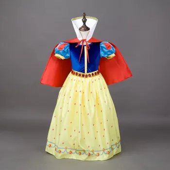 

Snow White Princess Girl Dress Christmas Party Kids Costume Clothes Formal Party Dress Carnival Holiday Girl Peagant Clothes