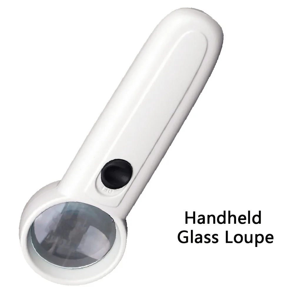 Magnifying Glass 15X Handheld Glass Loupe Magnifier Portable Pocket