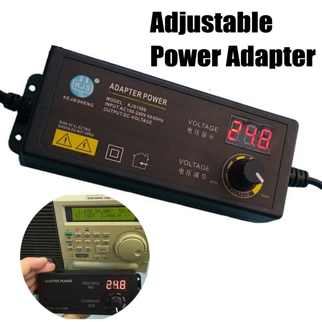 

DC Adaptor 3V-24V Adjustable AC 100-240V Change Universal 24v Plug Power Adapter Supply for US EU Plug Charger