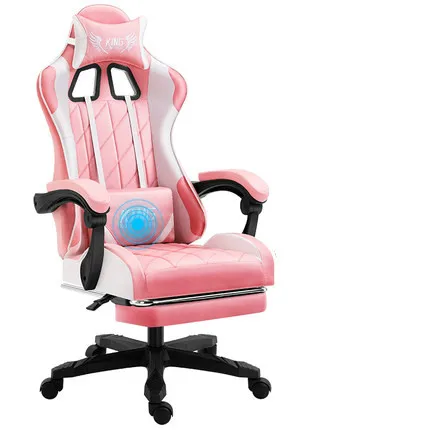 Игровой стул домашний регулируемый по высоте компьютерный офисный стул Cadeira Gamer Silla Oficina Reclining Silla Gamer Sillas Chaise - Цвет: B4  with footrest