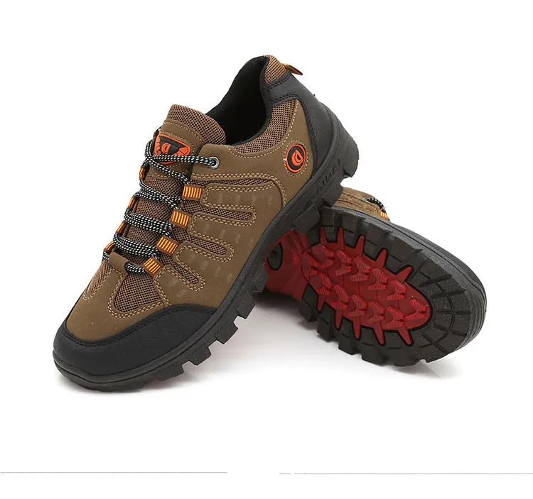 Новая Осенняя мужская уличная спортивная походная обувь, мужская Нескользящая износостойкая обувь для путешествий, дышащая походная рабочая обувь, альпинистские ботинки