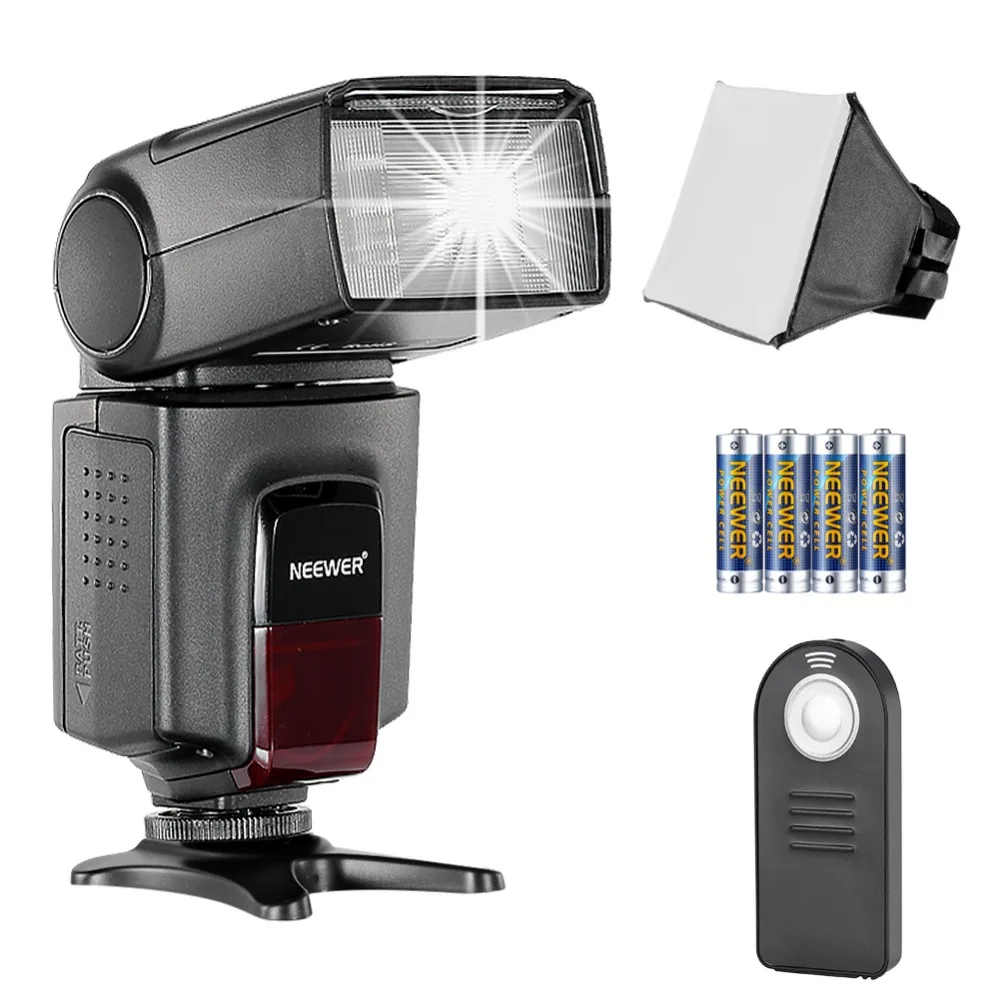 Комплект вспышки Neewer TT560 Speedlite для Canon Nikon Olympus Fujifilm и любой цифровой камеры со