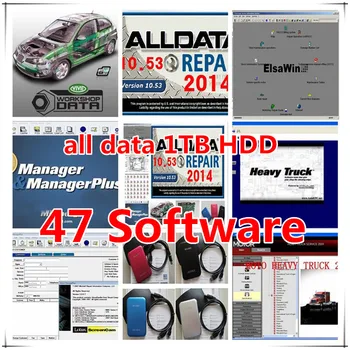 

all data 10.53 alldata and mitchell software 2015 + mitchell heavy truck + vivie workshop 47in1 1tb new hdd free shipping