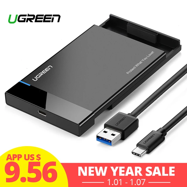 Cheap Ugreen HDD Case 2.5 SATA to USB 3.0 Adapter Hard Drive Enclosure for SSD Disk HDD Box Type C 3.1 Case HD External HDD Enclosure Cheap Ugreen HDD Case 2.5 SATA to USB 3.0 Adapter Hard Drive Enclosure for SSD Disk HDD Box Type C 3.1 Case HD External HDD Enclosure