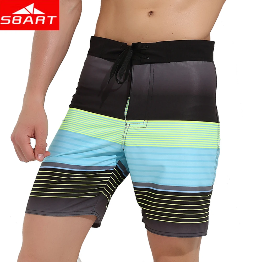 Ограниченная серия Sunga Sbart спортивные полосатые шорты для плавания для мужчин плавки плюс размер быстрый сухой купальник мужская пляжная доска для серфинга