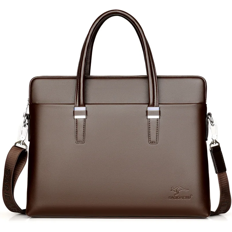 الكلاسيكية الرجال حقيبة أعمال بو حقيبة يد جلدية الذكور عارضة الكتف Crossbody حقيبة حقيبة للكمبيوتر المحمول السفر حقيبة للرجال