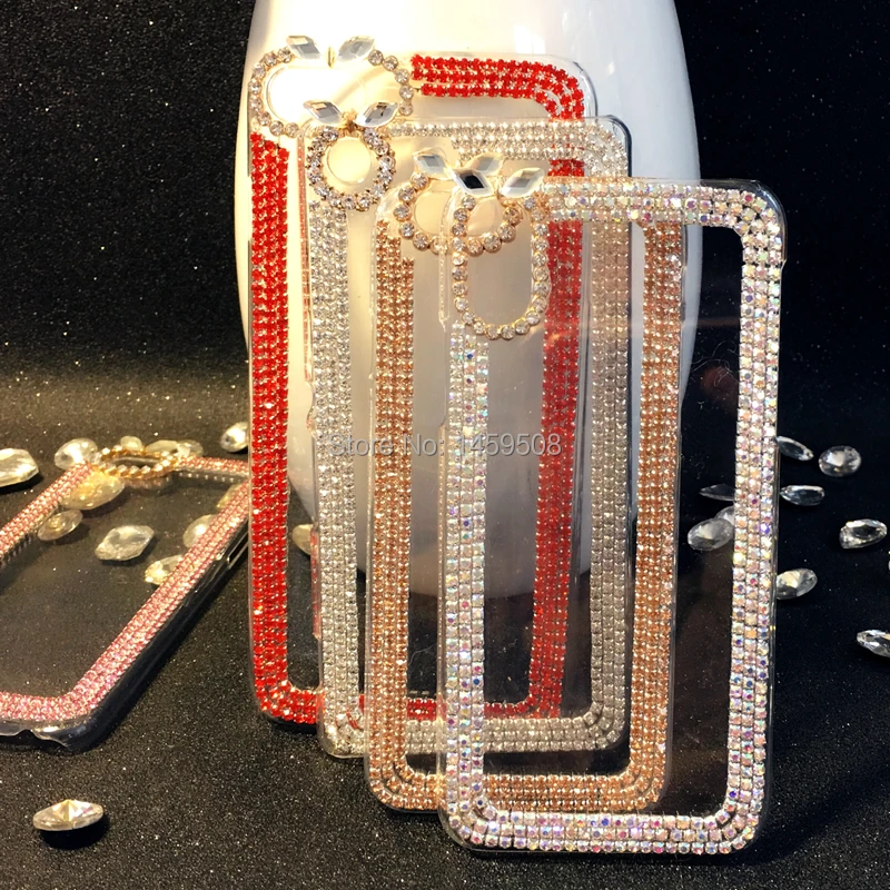 

For MeiZu MX5 MX6 Pro 5 6 7 Plus M3 M5 M6 M3s M3x mini M5s M5C M6s Note Max U10 U20 E2 E3 Case Handmade Rhinestone Frame cover