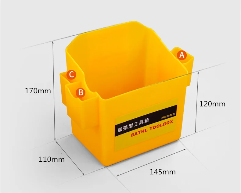 Электрик пластиковые инструменты поясная сумка коробка переносная подвесная поясная Сумка Портативные детали инструмента Органайзер
