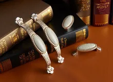 Antique Silver Dresser Knob Drawer Pull Knobs Crackle Porcelain Kitchen Cabinet Door Handle Furniture Hardware antique bronze tone quincunx drawer cabinet desk door pull handle knob furniture hardware 3 2cm x 2 9cm 10pcs