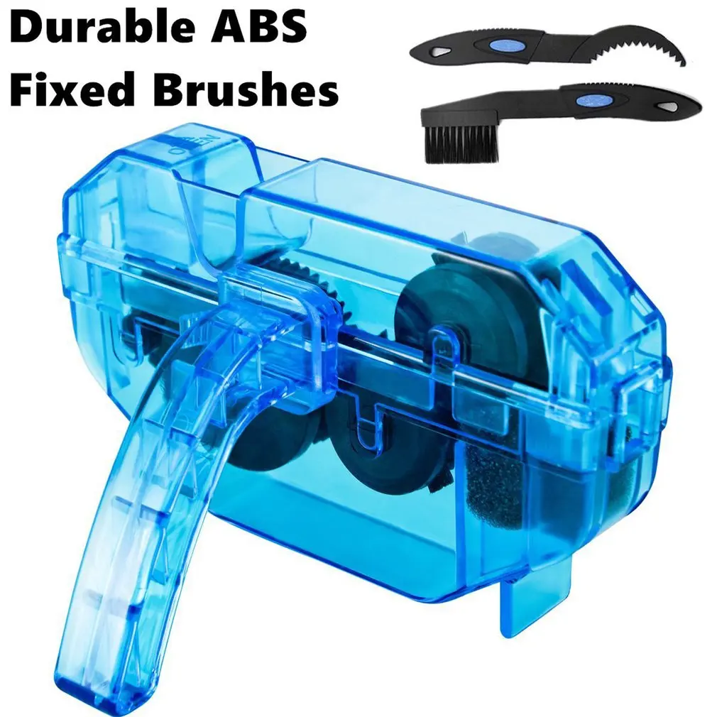 

Compact Size Bicycle Chain Cleaner Bike Clean Brushes Scrubber Wash Tool Mountain Cycling Cleaning Tools