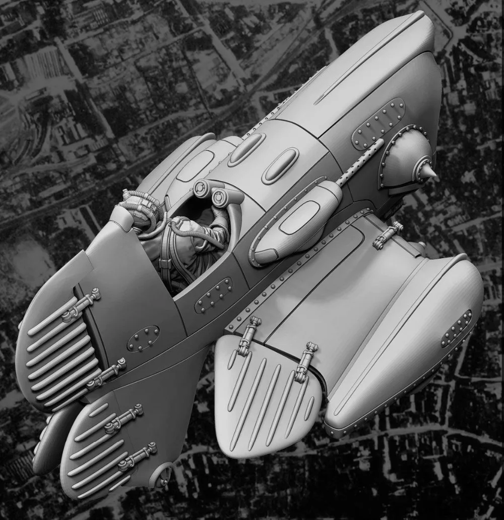 Неокрашенный комплект 1/35 древних RF 118A с лампой подсветки рисунок исторические