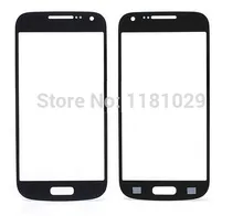 Brand New Free Shipping S4 mini Glass Front Screen Lens For Samsung Galaxy S4 mini i9190 Replacement Black White With Logo