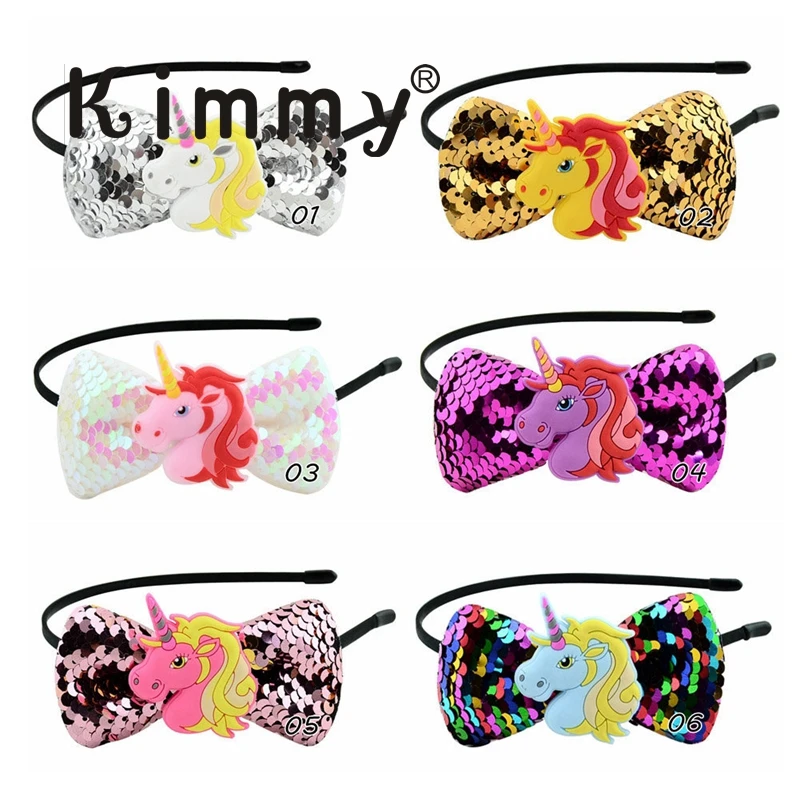 Unicorn Bow Hair Accessories11